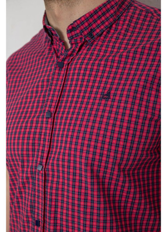 Сорочка чоловіча в клітинку, колір червоний, 214R827 Ager (346593992)