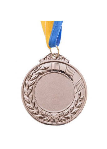 Медаль спортивная с лентой FAME d-6,5см C-3968 (металл, d-6,5см, 35g серебро) SP-Sport (361434294)