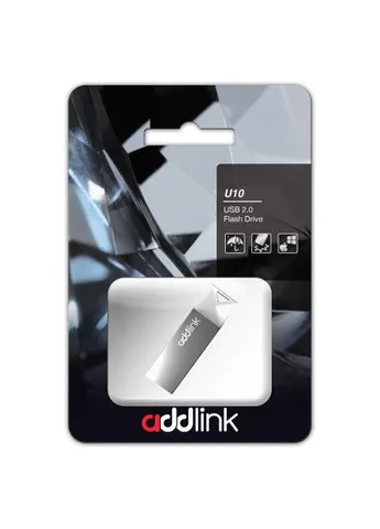 USB флеш накопичувач (ad64GBU10G2) AddLink 64GB U10 Gray USB 2.0 (366696722)