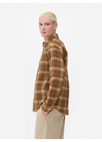 Коричневая рубашка Primark