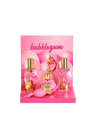 Набор Bubblegum (массажное масло, массажный гель,блеск на губ) с ароматом жевательной резинки Bijoux (297130489)
