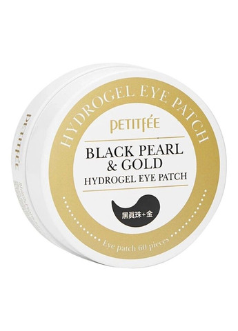Petitfee & Koelf Гідрогелеві патчі для очей Перли-Золото Black Pearl&Gold Hydrogel Eye Patch 60 шт — Крем, Південна Корея (289134741)