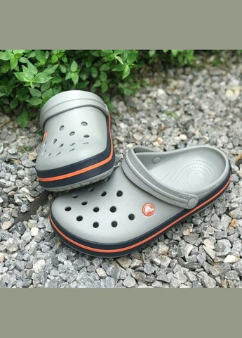 Серебряные крокс крокбенд клог clog Crocs