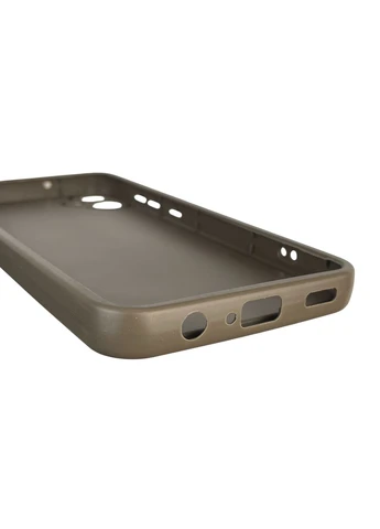 Чехол силиконовый Soft Touch с 3D принтом женским для Galaxy A05 (SM-A055) коричневый (Полная защита камеры) Samsung (373670469)