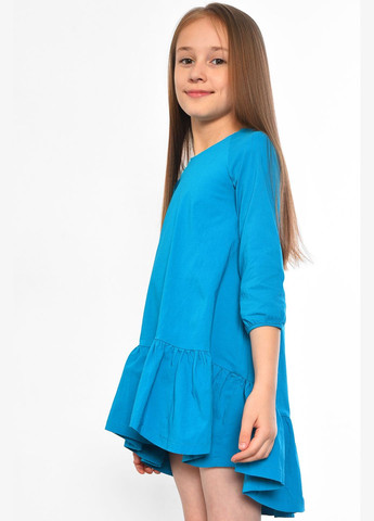 Бирюзовое платье детское для девочки бирюзового цвета Let's Shop (297829355)