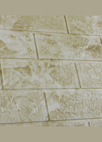 Самоклейка декоративна 3D панель під оливковий мармур 700x770x5мм 3D Loft (298400527)
