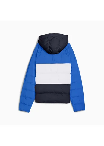 Комбінована демісезонна куртка synthetic hooded puffer blue/white 688404-13 Puma