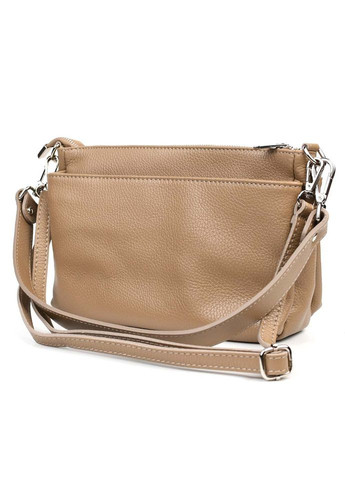 Шкіряна жіноча сумка Italy - 01638_taup Virginia Conti (315772174)