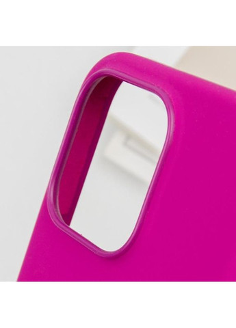 Чохол Silicone case (AAA) з Magsafe та анімацією (button) для Apple iPhone 16 Pro (6.3") Фуксія Epik (372498921)