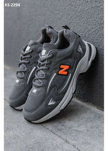 Серые демисезонные кроссовки мужские new balance 725 gray orange нью беланс 725 No Brand