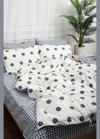 Комплект постельного белья семейный 143х210х2 наволочки 2х40х60 Ranforce Elite (MS-820000200) Moon&Star Riccarda (284416428)