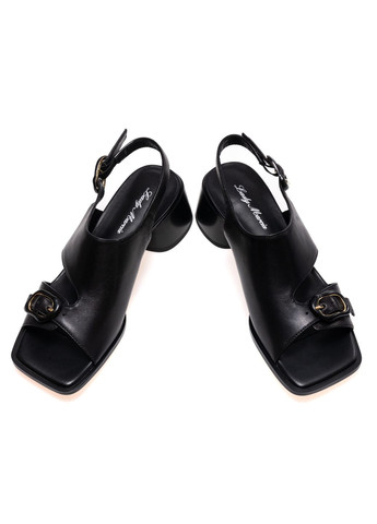 Комбинированные босоножки 01651 черные 36 Lady Marcia с ремешком