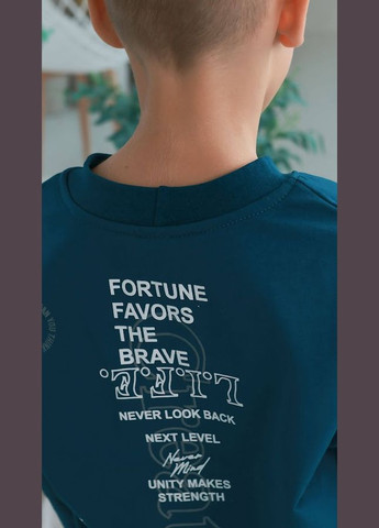 Зелений демісезонний світшот для хлопчика (підлітковий) hc (h001-6393-057-33-1) Be in fashion