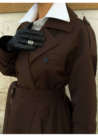 Тренч з підкладкою з котону меморі — заміри в описі Vione на зав'язках демісезон (367075922)