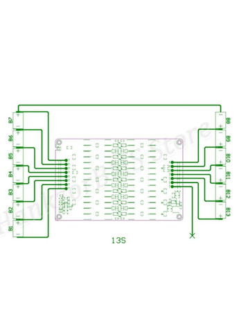 Активный балансир 12S-16S 5A Ver 1.1 li-ion Lifepo4 LTO эквалайзер аккумуляторов No Brand (325835106)