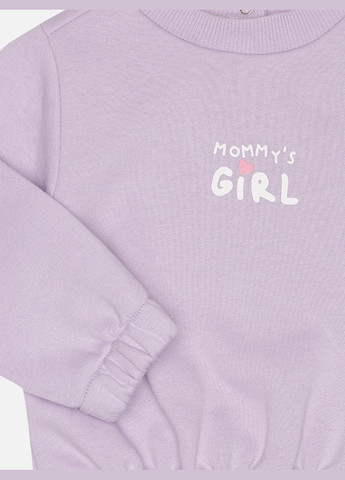 Бузковий зимній костюм зі штанами для дівчинки колір бузковий цб-00229462 Tuffy