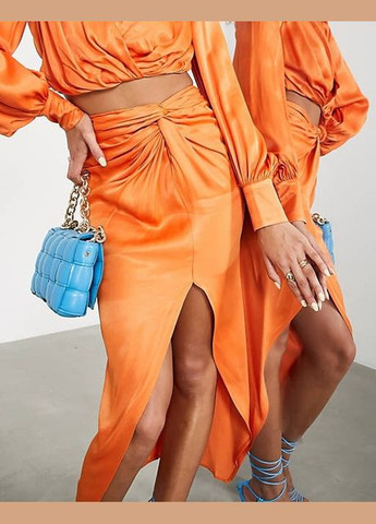 Оранжевая юбка Asos