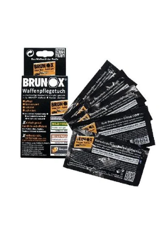 Промасленные салфетки для чистки и смазки оружия Gun Care 5шт Brunox (393988340)