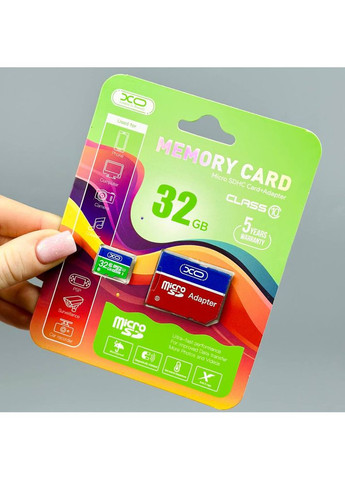 Карта пам'яті High level 32Gb 10 Class з адаптером NEW XO (372689415)