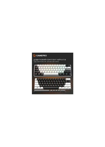 Клавіатура (MK130BW) GAMEPRO Genesis Infinity MK130BW Outemu Swithes USB White (377856699)