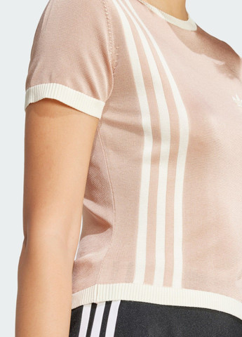 Футболка Knitted 3-Stripes Short adidas - (315363500)