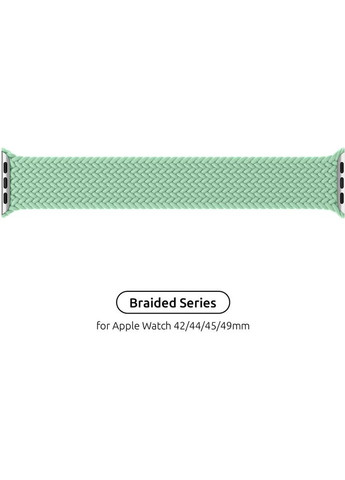 Ремінець Braided Solo Loop для Apple Watch 42/44/45/49 мм Size 10 (172 мм) Mint (ARM64912) ArmorStandart (323088129)