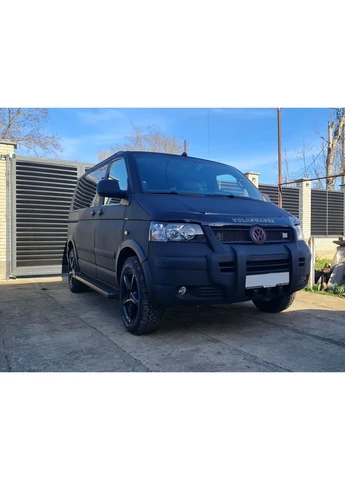 Передняя накладка губа (под покраску) для Volkswagen T5 Transporter 2003-2010 гг Meliset (389778683)