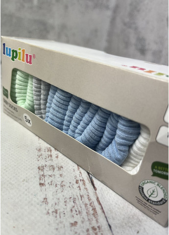 Комбіновані шкарпетки (набір 5 пар) дитячі на хлопчика різнобарвний (53/100) Lupilu однотонні (366265731)