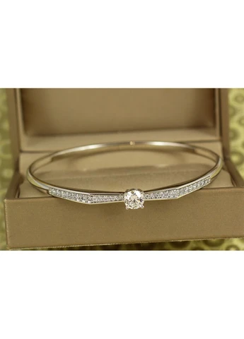 Браслет бенгл Сияющий акцент от 17 см до 19 см Xuping Jewelry (369963510)