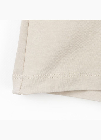 Бежевий демісезонний комплект футболка та шорти з вишивкою dexters бежевий dexter's