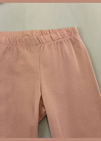 Розовые летние лосины для девочки Фламинго