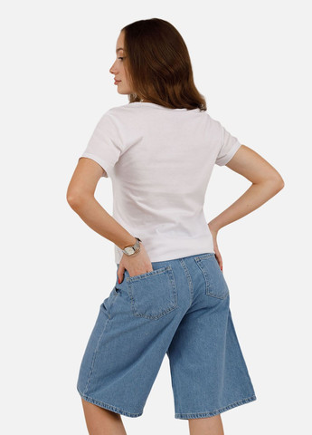 Женская футболка с коротким рукавом цвет белый ЦБ-00252401 OTTODIX - (307362173)