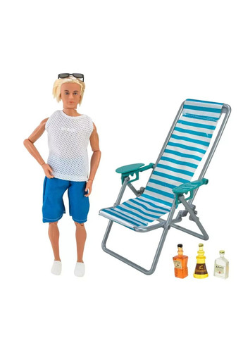 Іграшка лялька тато із шезлонгом і аксесуари Ardana A795B-1/2 в асортименті No Brand (362429470)