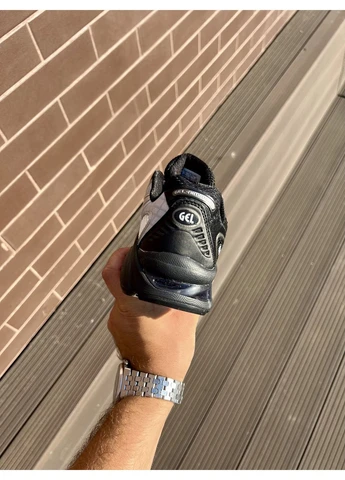Белые демисезонные кроссовки мужские asics gel nimbus 10.1 black white асикс гель белые No Brand