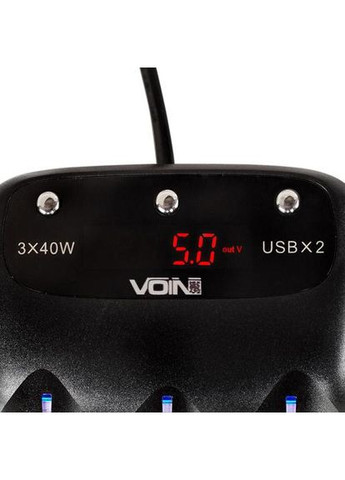 Автомобильный разветвитель прикуривателя 3 в 1 USB 12/24 V Type C Yantu (359464692)