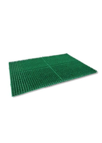 Килимок 4-секційний придверний брудозахисний 540х400 мм п/е «» Зелений Plastic's Craft (283022779)
