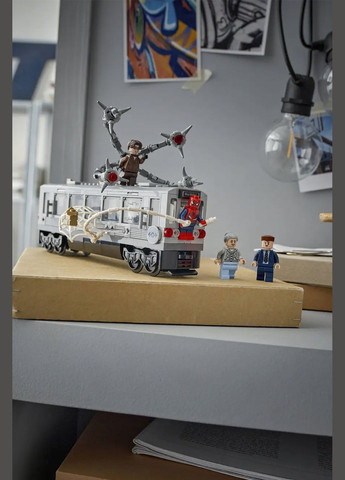 Конструктор Marvel Людина-Павук проти Дока Ока: Сцена в метро, 393 деталі колір різнокольоровий ЦБ-00282670 Lego (346392859)