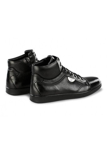 Черные зимние ботинки 7184105-б цвет черный Carlo Delari