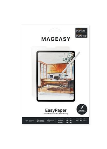 Защитная пленка EasyPaper прозрачная для iPad Pro 11" (2022~2018) & iPad Air 10.9" (2022~2020) SwitchEasy (352506521)