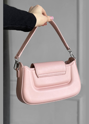 Сумка женская из экокожи розового цвета Let's Shop (299147433)