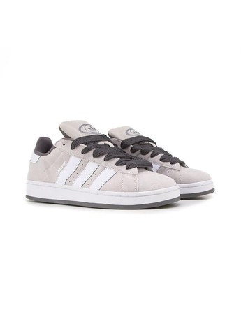 КРОСІВКИ ЖІНОЧІ ADIDAS CAMPUS OOS LIGHT GREY АДІДАС КАМПУС No Brand сірі демісезони (367171989)
