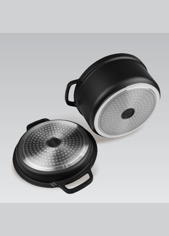 Кастрюля антипригарная 320 мм x 6.4 л с крышкой-сковородкой (MR-4132) Maestro (323653077)