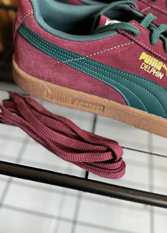 Бордовые всесезонные кроссовки Puma Delphin Violet