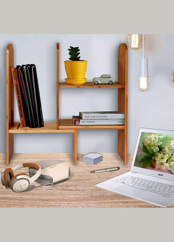 Настольная книжная полка из дерева Булгаков мускат (КПЛ-000507) No Brand (328414380)