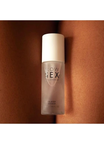 Гель на силиконовой основе 2в1 для массажа и секса Slow Sex Full body massage (50 мл) Bijoux Indiscrets (315013924)