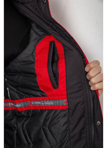 Червона демісезонна куртка чоловіча демісезонна з капюшоном Ager 244RZ-2519AL