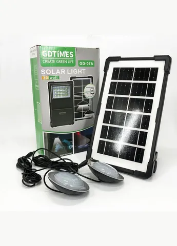 Сонячна станція портативна GDLITE GD-07А із сонячною панеллю та функцією Power Bank No Brand (381217525)