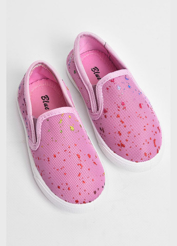 Мокасины детские для девочки розового цвета Let's Shop (291162753)