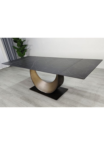 Обеденный раскладной стол AMELIA CERAMIC 160(240)*90 стол мат/бронзовый Intarsio (372178400)