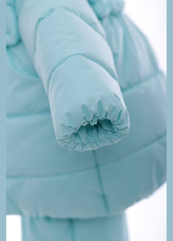 Зеленый демисезонный комбинезон для девочки на холлофайбере малыш мятный 80 см (41299) BABYKROHA